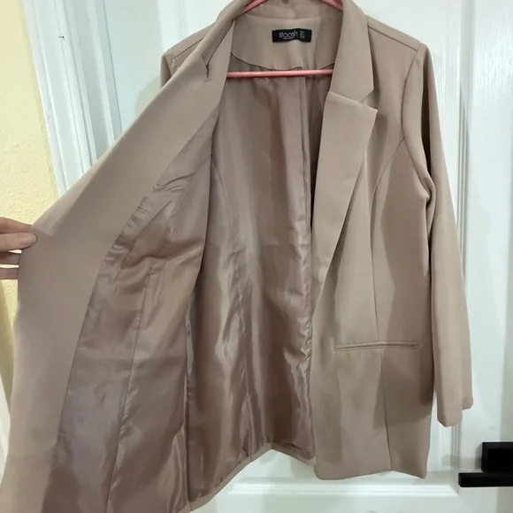 Stoosh women’s blazer in pastel pink, size L - Picture 4 of 5
